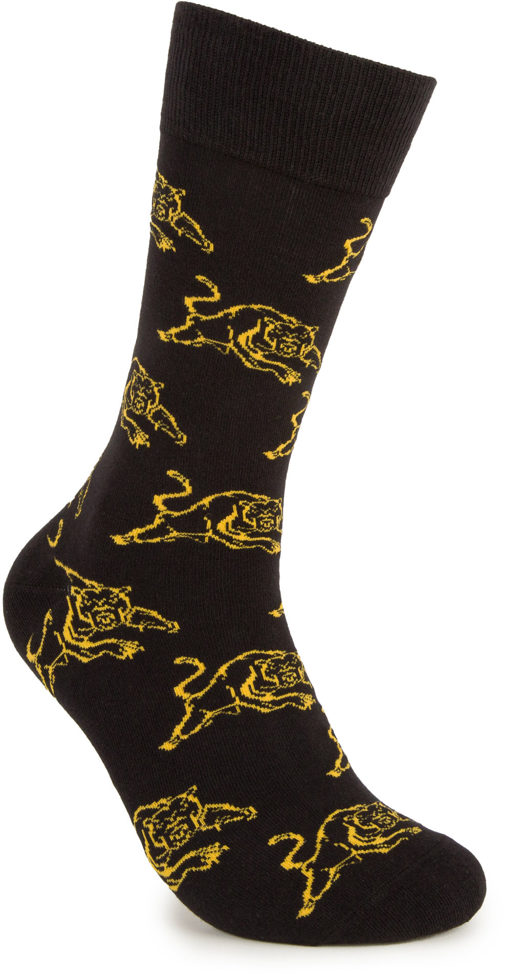 Penrith Panthers 2026 NRL Mens 8-13 Black Cotton Crew Sock