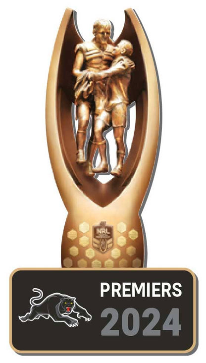 Penrith Panthers 2024 NRL Premiers 3D Trophy Pin