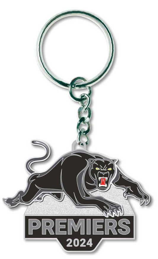 Penrith Panthers 2024 NRL Premiers Logo Keyring