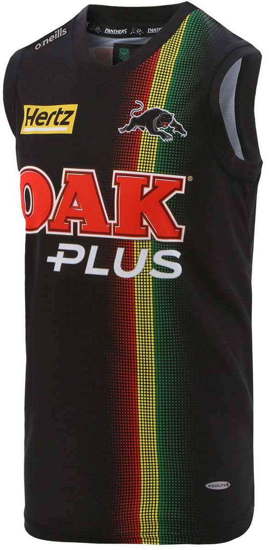 Penrith Panthers NRL Mens Black Training Singlet