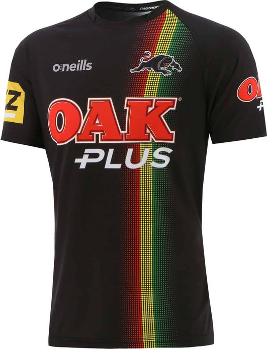Penrith Panthers NRL Mens Black Training Shirt