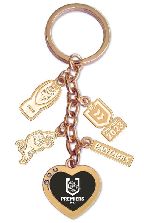 Penrith Panthers 2023 NRL Premiers Charmed Keyring