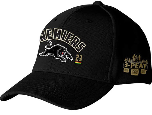 Penrith Panthers 2023 NRL Three Peat Premiers Black Cap *PRESALE*