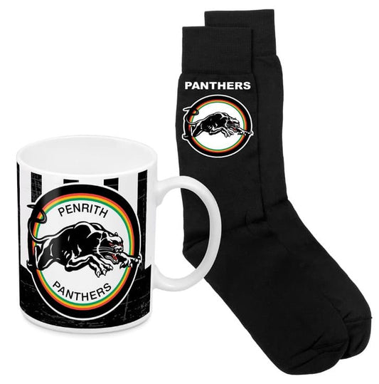 Penrith Panthers NRL Heritage Mug and Sock Pack