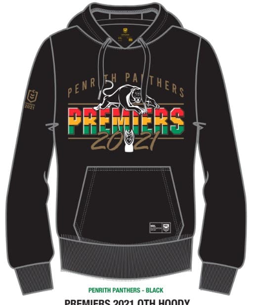 Penrith Panthers 2021 NRL Kids Outerstuff Premiers Hoody