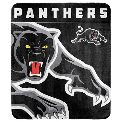 Penrith Panthers NRL Polar Fleece Blanket 150cm x 130cm