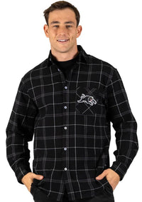 Penrith Panthers NRL Mens Mustang Flannel Shirt