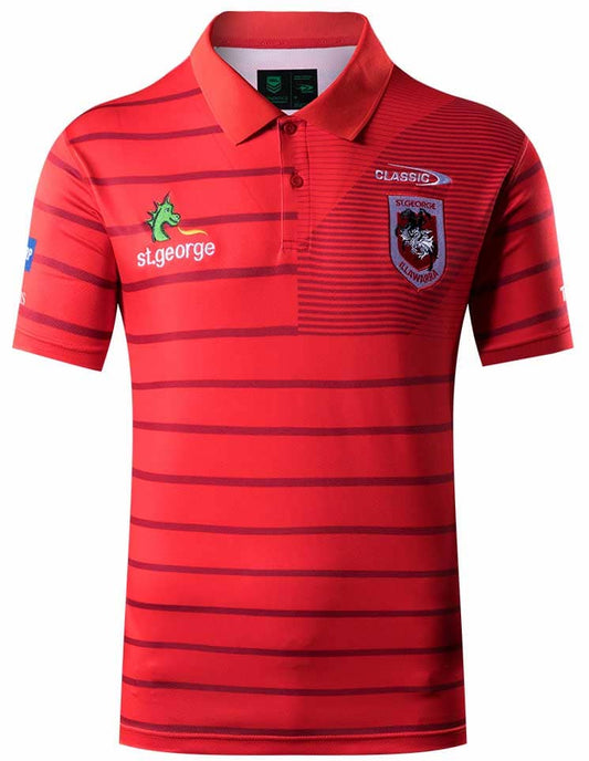 St George Dragons NRL Ladies Players Polo Shirt