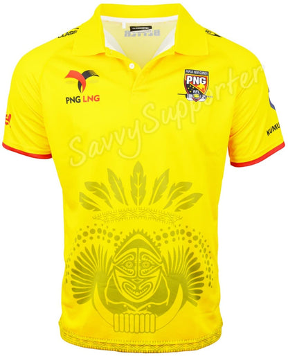 Papua New Guinea PNG Kumuls 2025 NRL Mens Team Polo Shirt