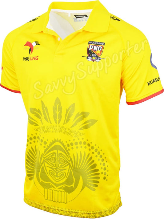 Papua New Guinea PNG Kumuls 2025 NRL Mens Team Polo Shirt