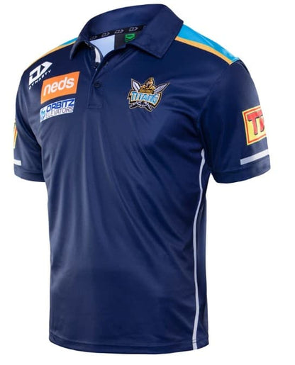 Gold Coast Titans 2020 NRL Mens Media Polo Shirt