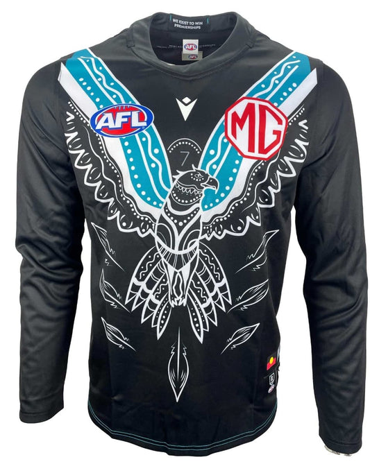 Port Adelaide Power 2023 AFL Mens Long Sleeve Indigenous Guernsey