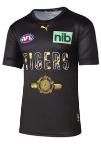 Richmond Tigers AFL Mens Warm Up Tee