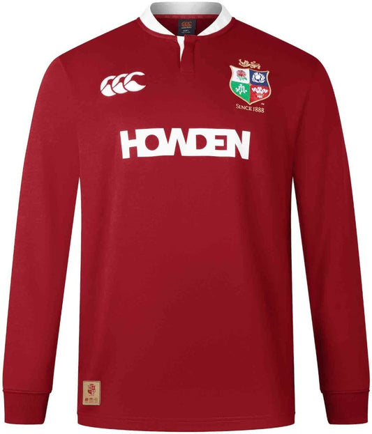 British & Irish Lions 2025 Rugby Union Mens Long Sleeve Classic Jersey