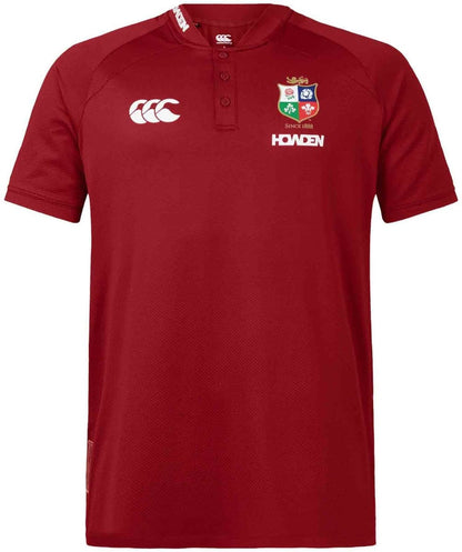 British & Irish Lions 2025 Rugby Union Mens CCC Red Polo Shirt