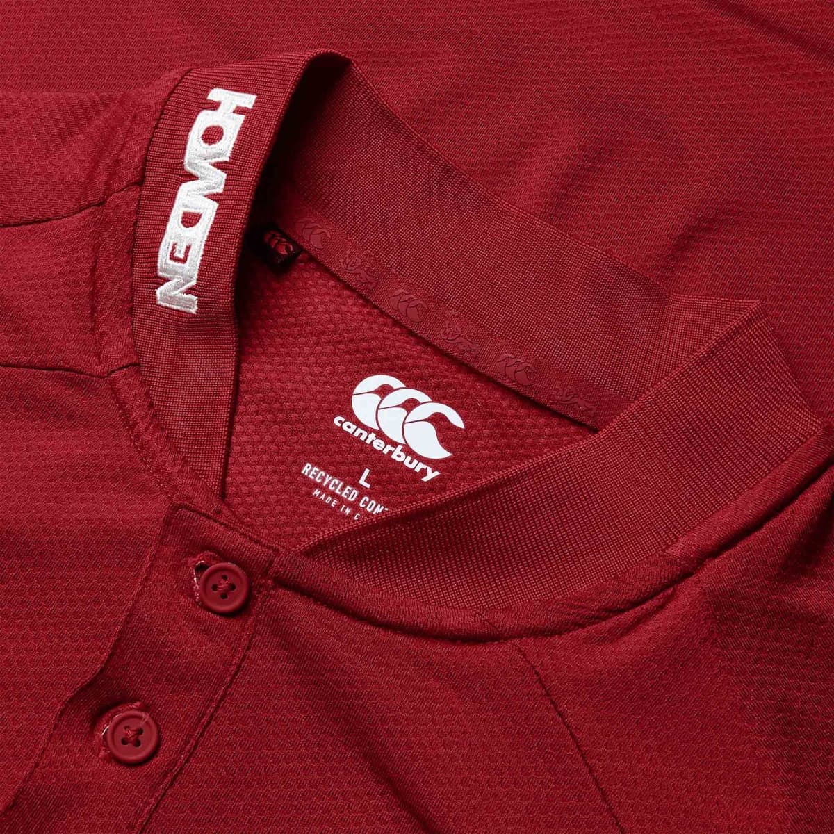 British & Irish Lions 2025 Rugby Union Mens CCC Red Polo Shirt