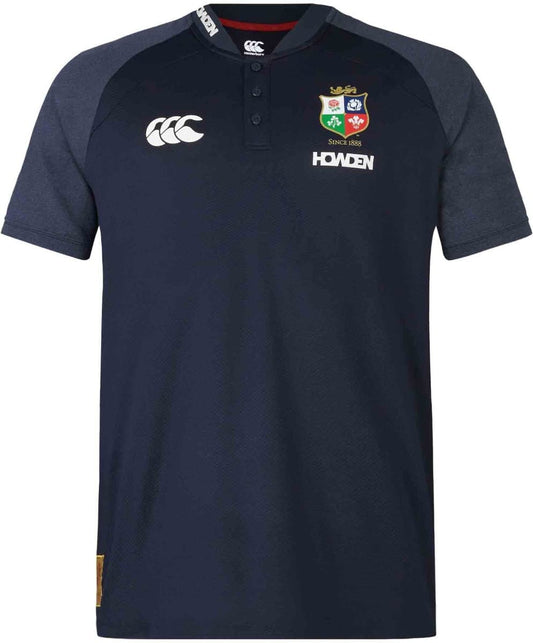 British & Irish Lions 2025 Rugby Union Mens CCC Navy Polo Shirt