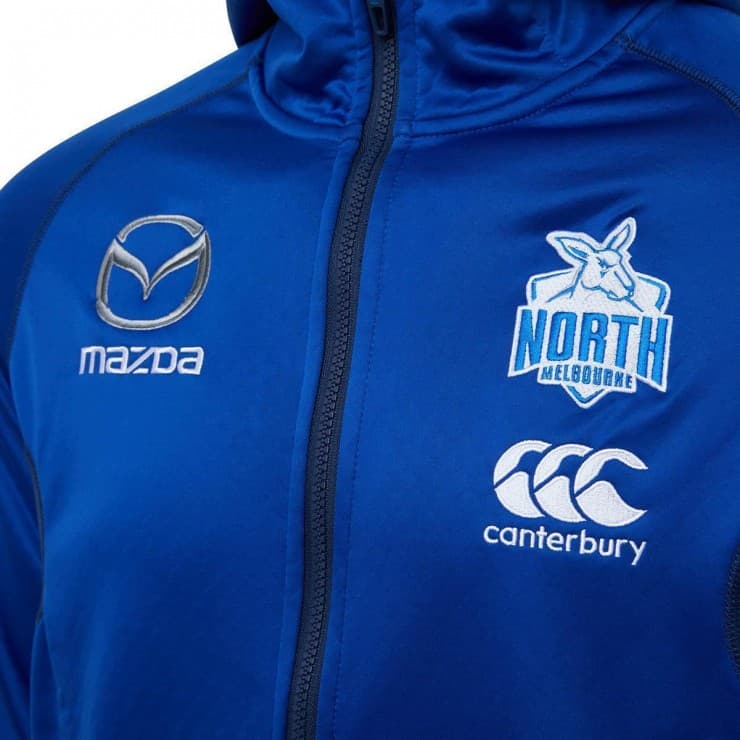 North Melbourne Kangaroos AFL Zip Thru Hoody