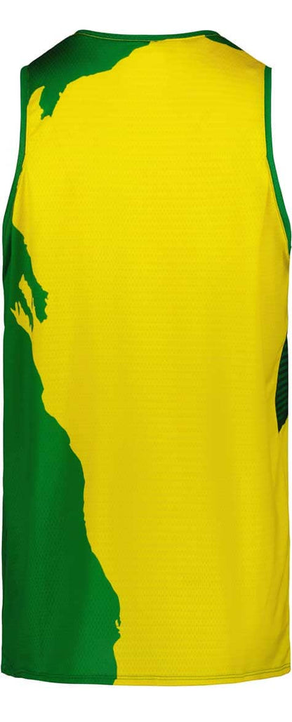 Australian Kangaroos Mens Gold Training Singlet
