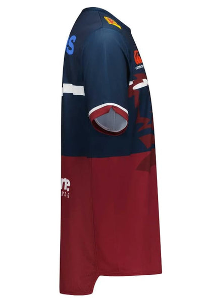 Queensland Reds 2024 Rugby Union Mens Navy Training Shirt