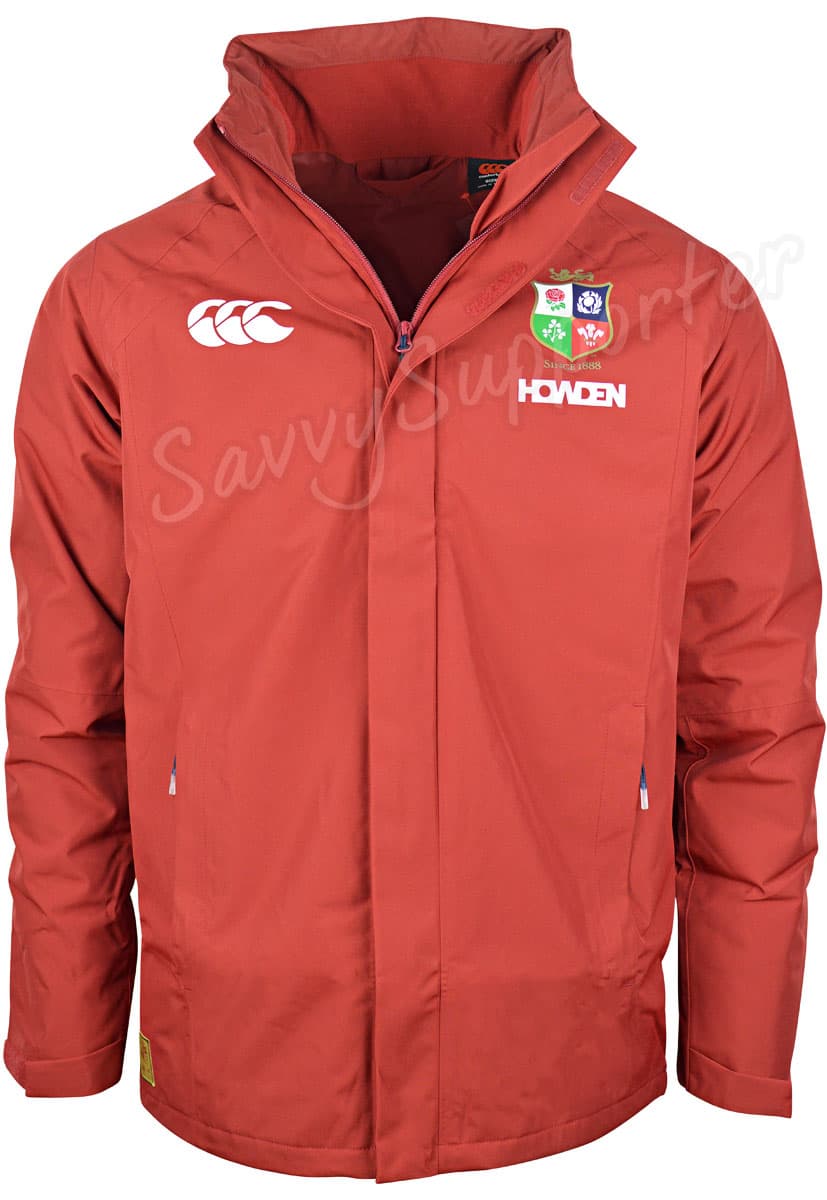 British & Irish Lions 2025 Rugby Union Mens Waterproof Jacket