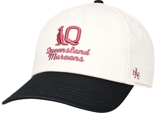 QLD Maroons 2025 Ivory/Black Roscoe Cap