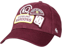QLD Maroons 2025 State of Origin Maroon Retro Badge Iconic Cap