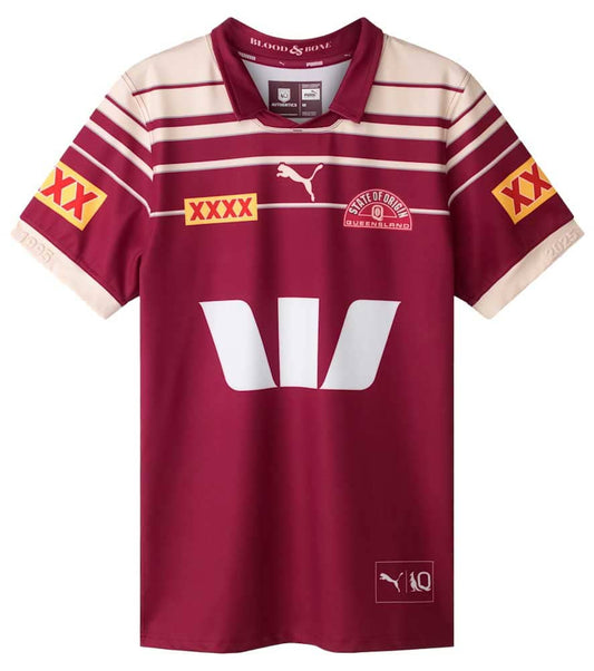 QLD Maroons 2025 State of Origin NRL Mens Captains Run Jersey
