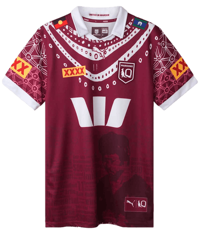 QLD Maroons 2025 State of Origin Mens Indigenous Jersey