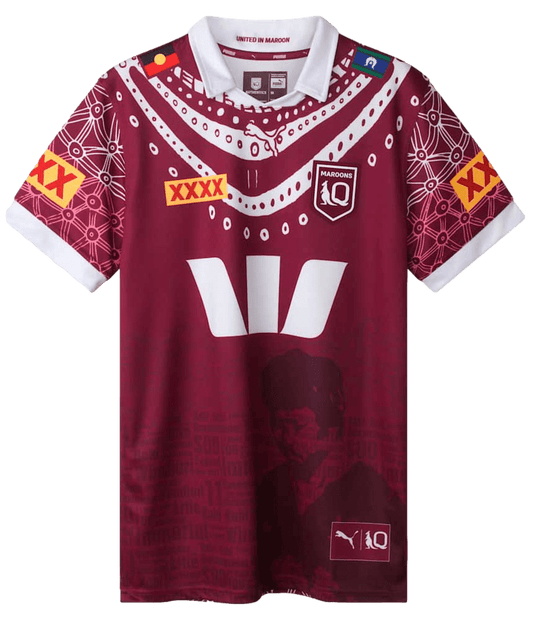 QLD Maroons 2025 State of Origin Mens Indigenous Jersey
