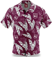 QLD Maroons State of Origin Paradise Hawaiian Shirt