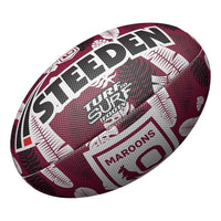 QLD Maroons State of Origin Turf to Surf Size 3 Football