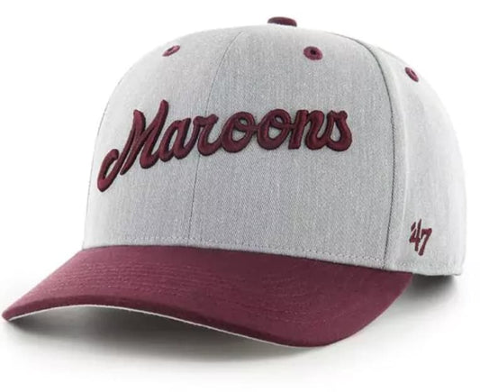 QLD Maroons State of Origin Grey 47 Fly Out Midfield Cap