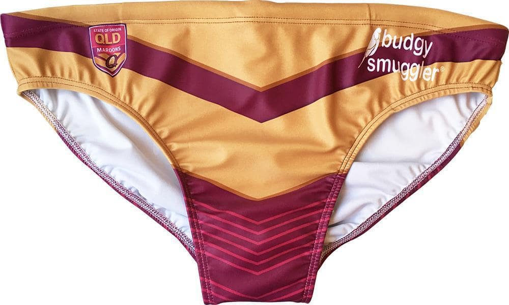 QLD Maroons State of Origin Mens Budgy Smuggler Swimmers