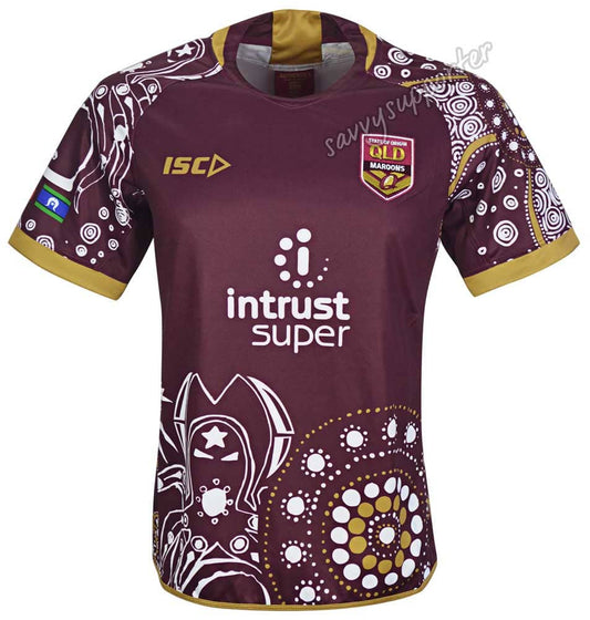 Queensland Maroons State of Origin Mens Indigenous Jersey