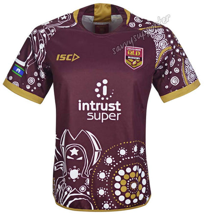 Queensland Maroons State of Origin Mens Indigenous Jersey
