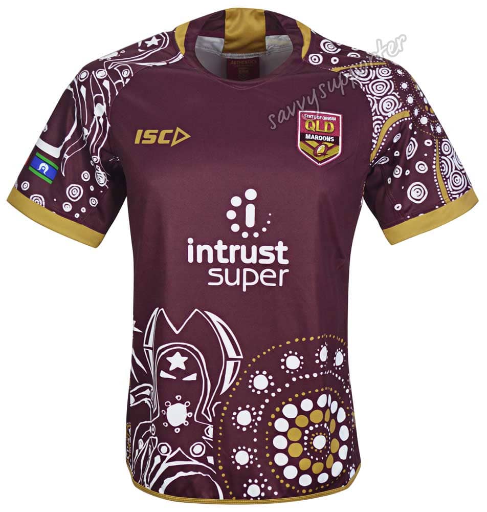 Queensland Maroons State of Origin Mens Indigenous Jersey