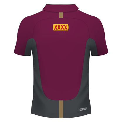 Queensland Maroons State of Origin Mens Performance Polo Shirt