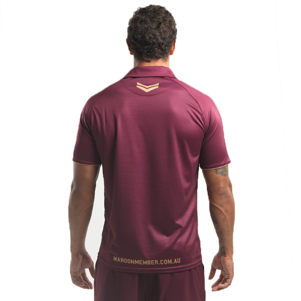 QLD Maroons State of Origin Mens Members Polo Shirt