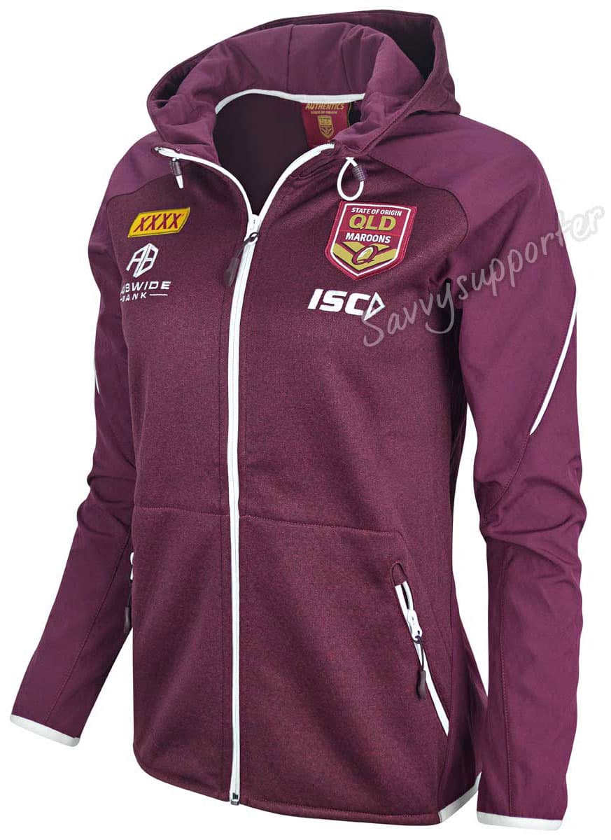 QLD Maroons State of Origin Ladies Tech Pro Hoody