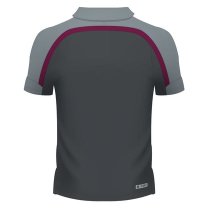 QLD Maroons State of Origin Mens Carbon Polo Shirt