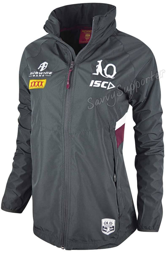 QLD Maroons State of Origin Ladies Wet Weather Jacket
