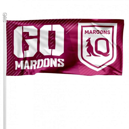 QLD Maroons 2023 State of Origin Pole Flag 1800mm by 900mm