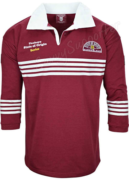 Queensland Maroons State of Origin 1991 Classic Retro Jersey