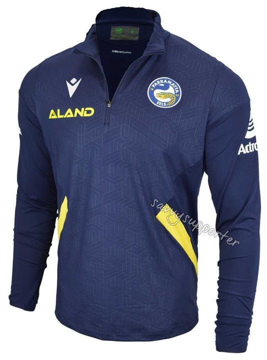 Parramatta Eels 2023 NRL Mens 1/4 Zip Training Top