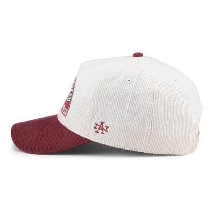 QLD Maroons 2024 State of Origin Ivory/Maroon Retro Corduroy Cap