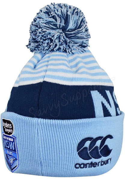 NSW Blues State of Origin Pompom Beanie