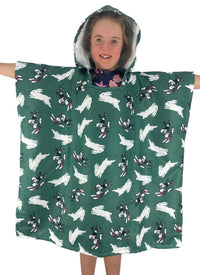 South Sydney Rabbitohs NRL Kids Hooded Beach Towel