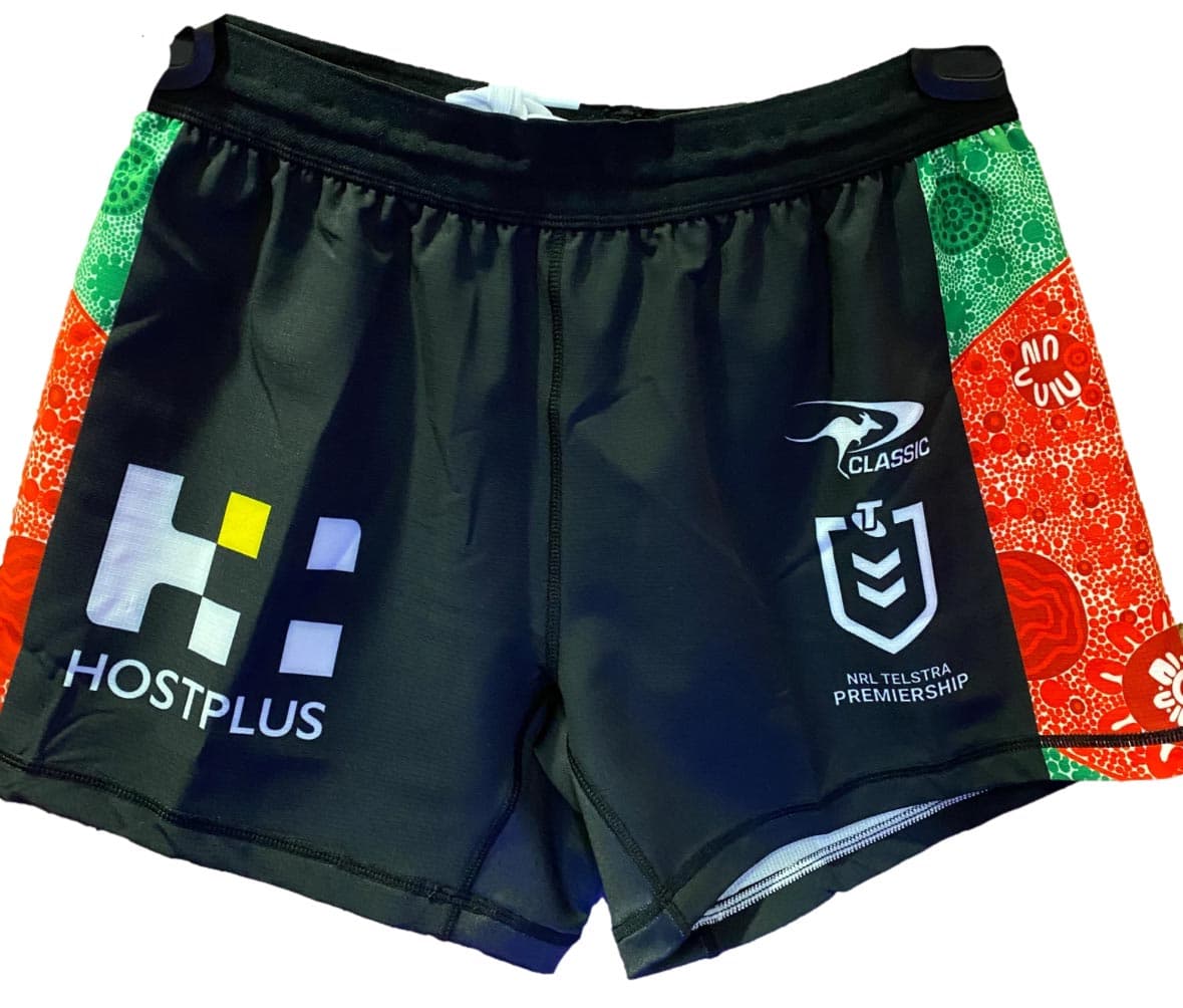 South Sydney Rabbitohs 2024 NRL Mens Indigenous Playing Shorts