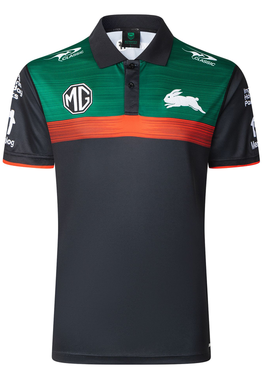 South Sydney Rabbitohs 2025 NRL Mens Players Polo Shirt